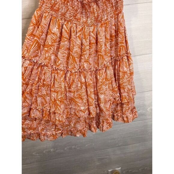 Forever 21 Women's Off-the-Shoulder Flounce Layer Tiered Mini Dress‎ - Picture 5 of 9